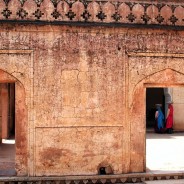 Interior of Amber Fort, Jaipur India.